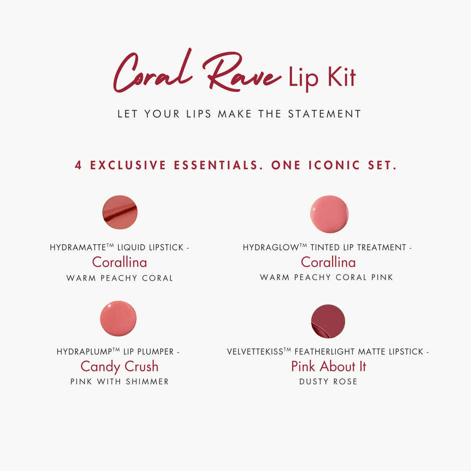 HYUE Coral Rave Lip Kit