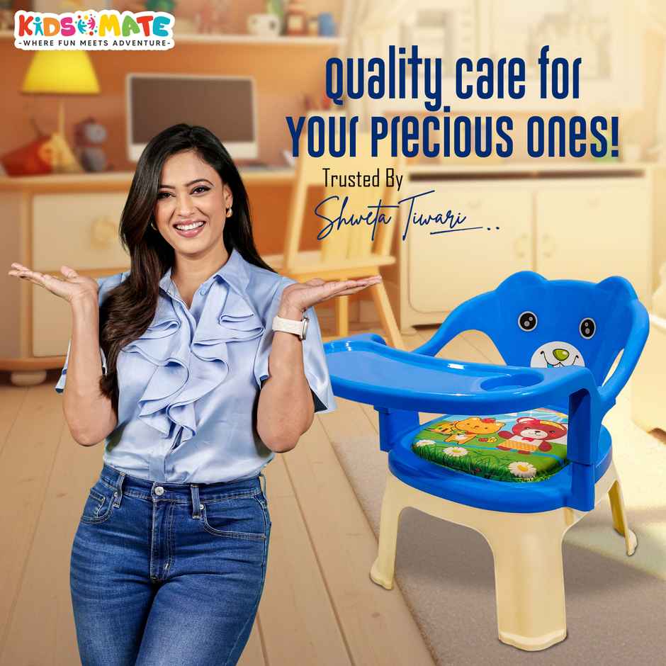 Kidsmate Baby Chair for Feeding & Activity | Blue