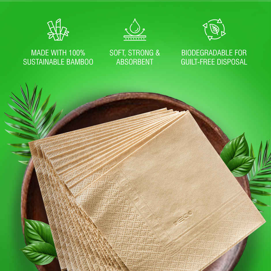 Beco Eco Friendly Serving Napkins | 2 ply | 50 sheets
