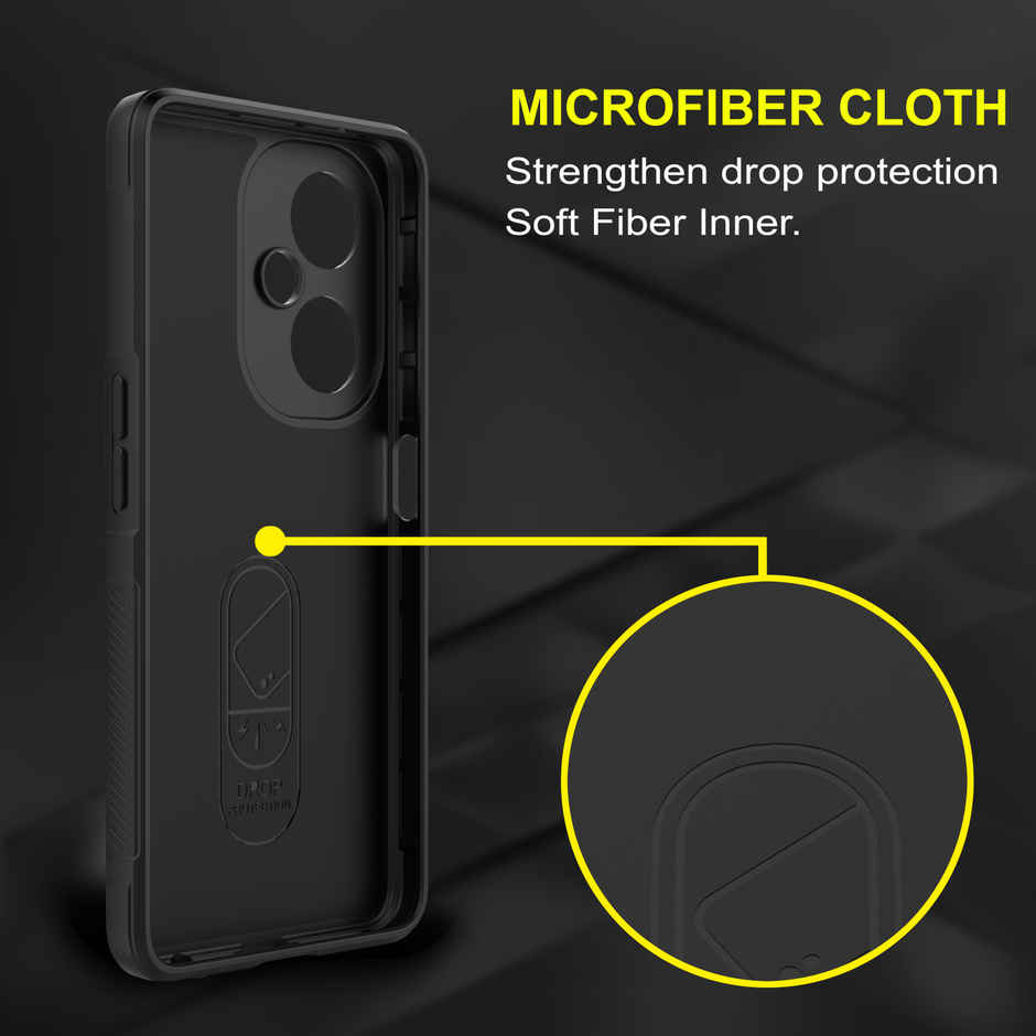 Kwine Case Vivo Y22 | Y22S Back Cover - Ring Holder Stand Case