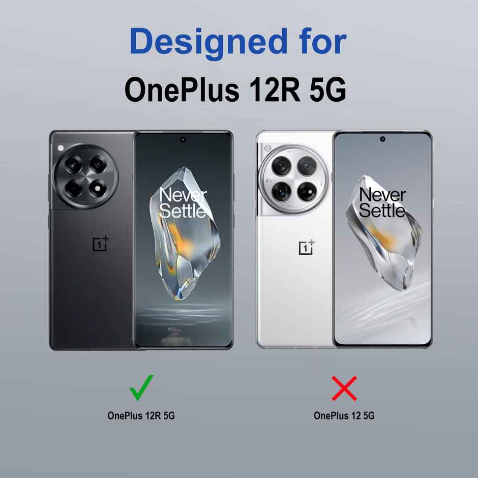 Zapcase Back Cover for OnePlus 12R 5G | Space-Purple