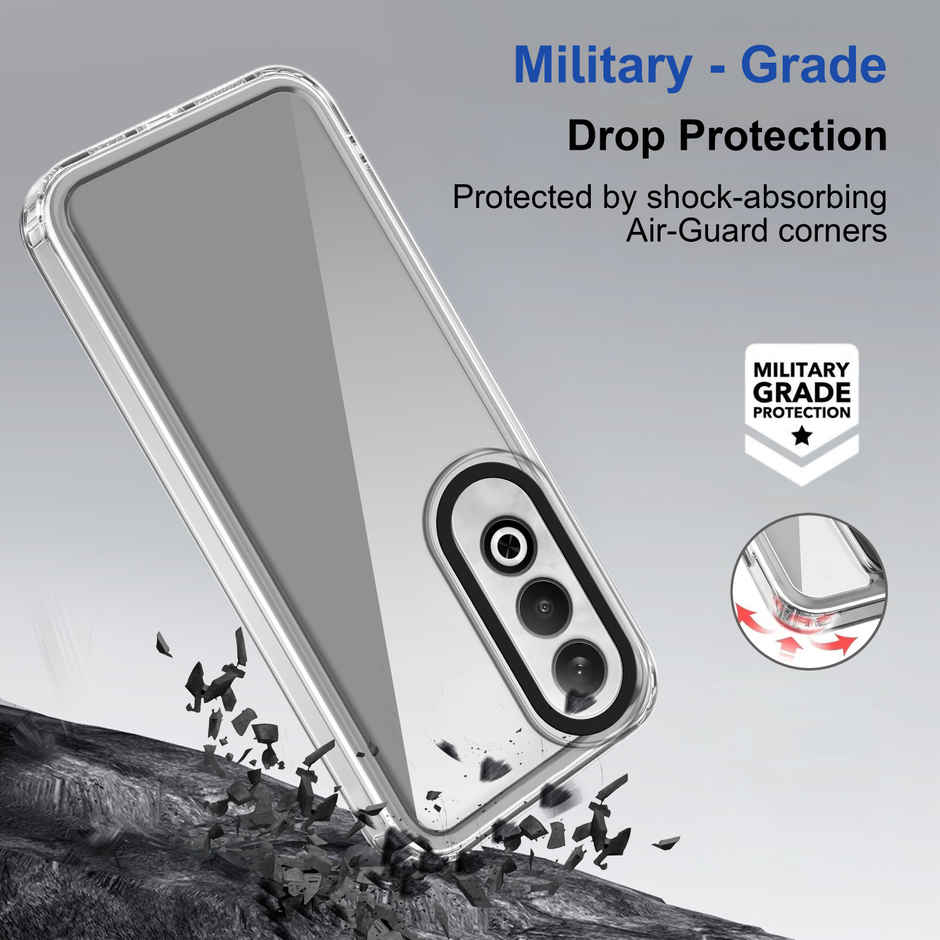 Zapcase Back Cover for OnePlus Nord CE 4 5G | Space-Clear