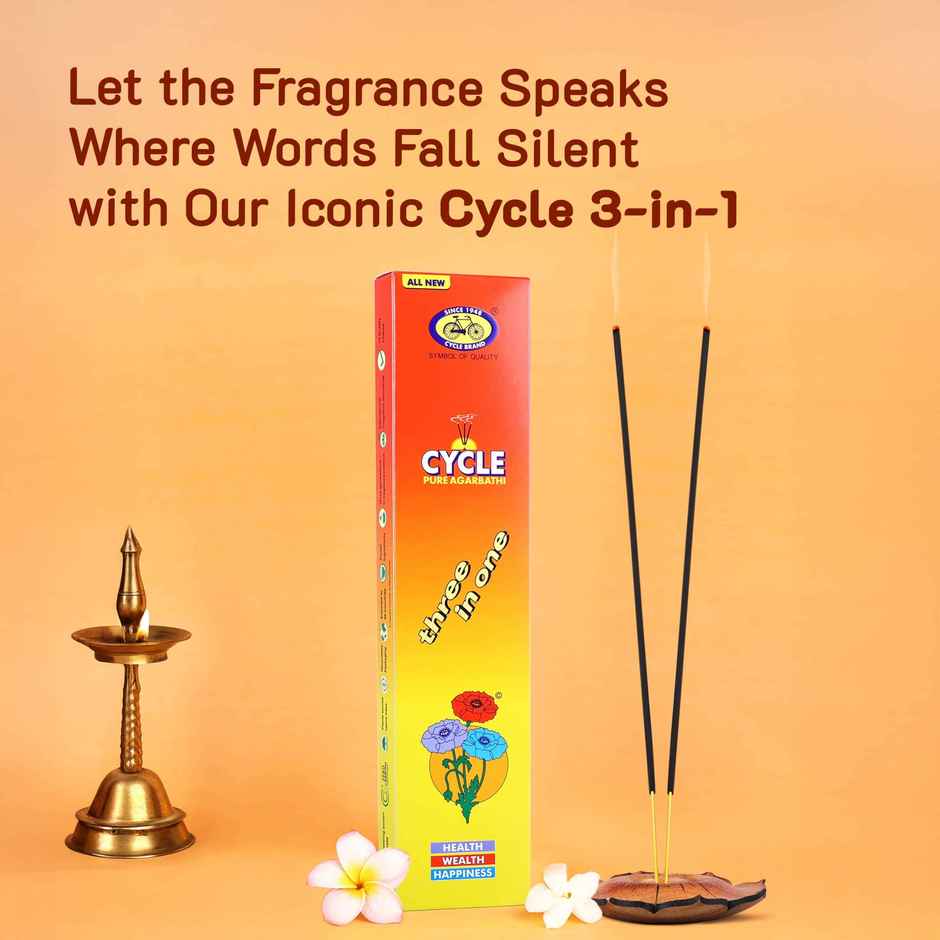 Three in One Agarbathis | Cycle