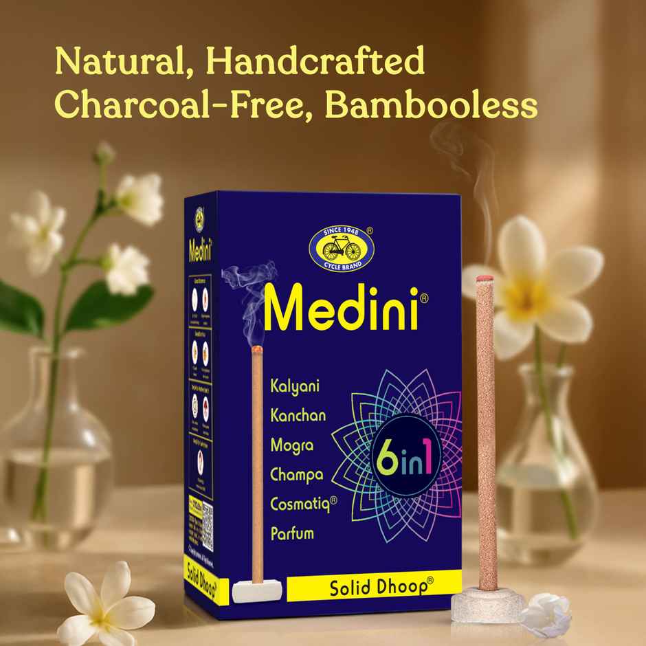 Cycle Medini 6 in 1 Solid Dhoop Sticks | From House of Cycle
