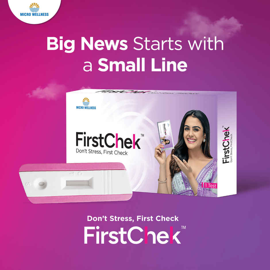 Micro Wellness Firstchek Pregnancy Test Kit Combo 