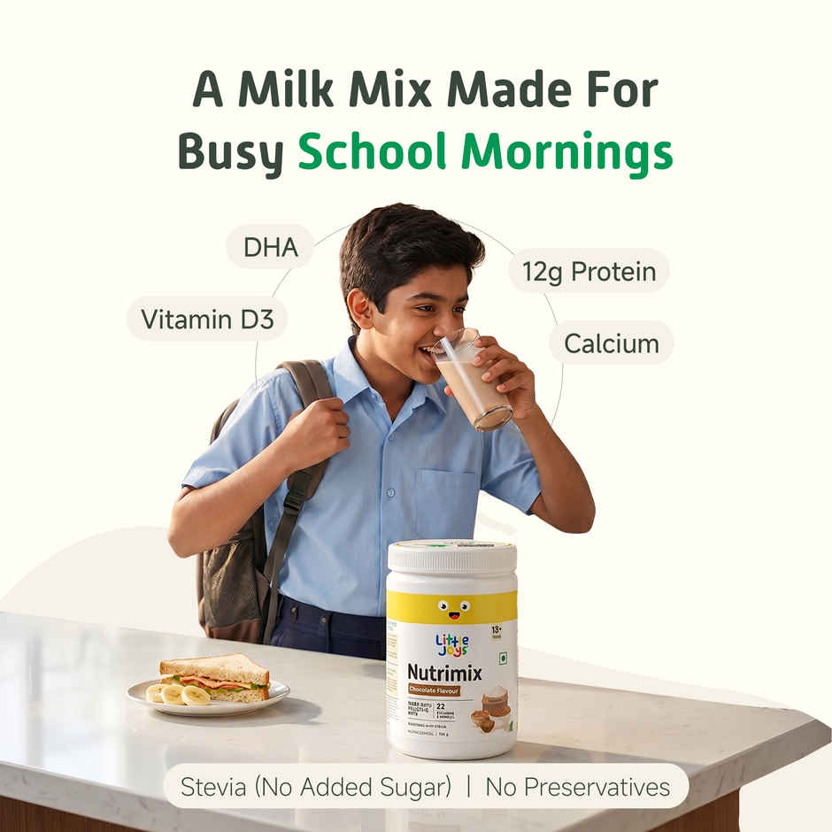 Little Joys Chocolate Nutrimix 13+| 12 G Protein