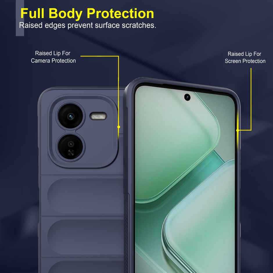Zapcase Back Cover for iQOO Z9x 5G | Magic-Sapphire