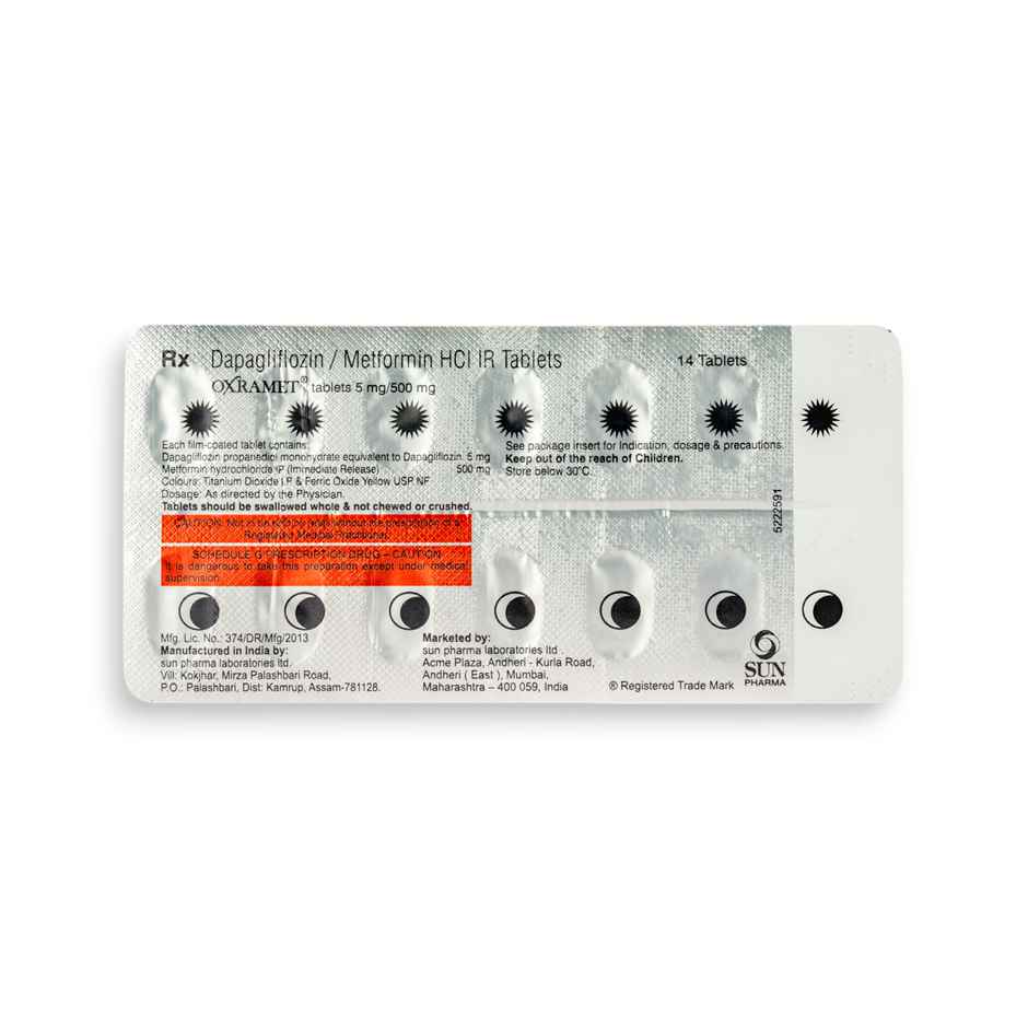 Oxramet 5mg/500mg Tablet IR