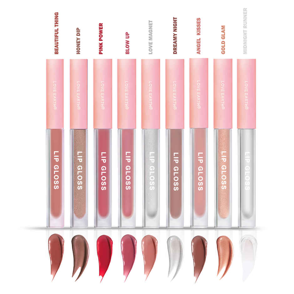 Love Earth Lip Gloss | Multicolor | Shiny & Smooth