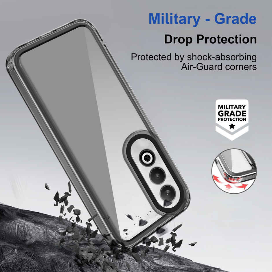 Zapcase Back Cover for OnePlus Nord CE 4 5G | Space-Black