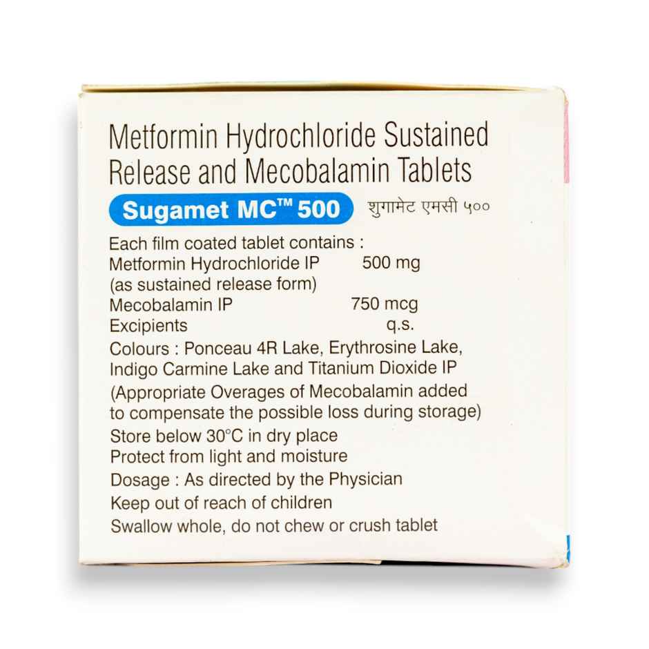Sugamet MC 500 Tablet SR