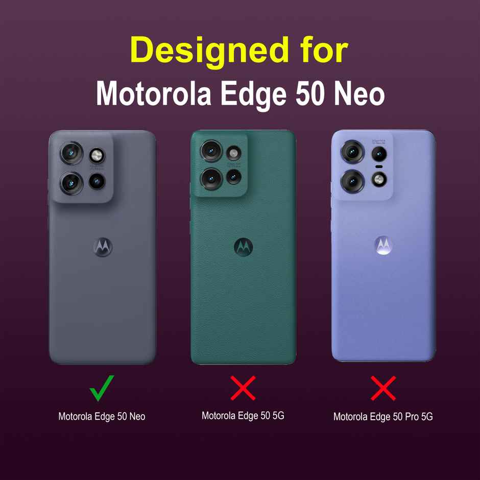 Zapcase Back Cover for Motorola Edge 50 Neo | Magic-Lavender