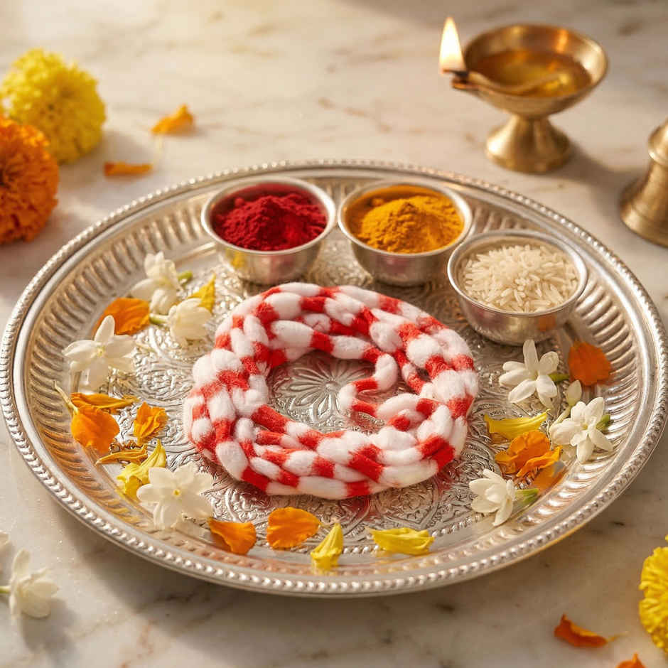 Pure Cotton Gejje Vastra Mala | Temple & Pooja Decoration Garland | Cycle
