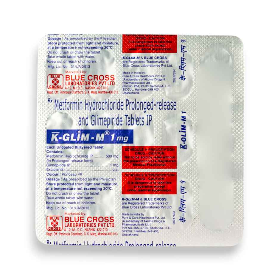 K-Glim-M 1mg Tablet PR