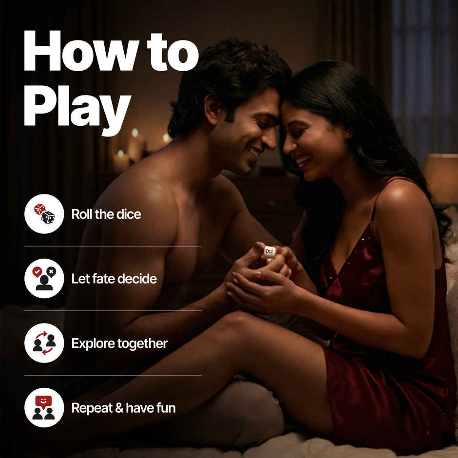 Nooky Noir Intimacy Play Dice Fun Couple Game for Date Nights