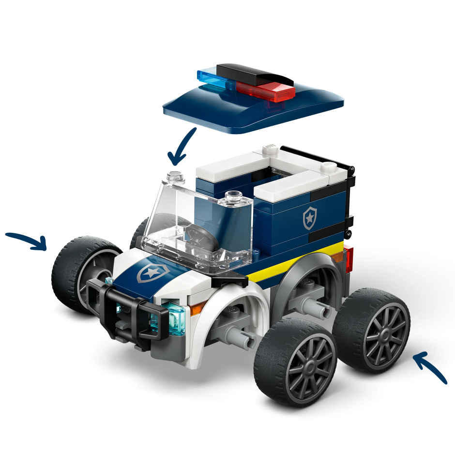 LEGO City Rides Police Truck Toy Building Set 60481