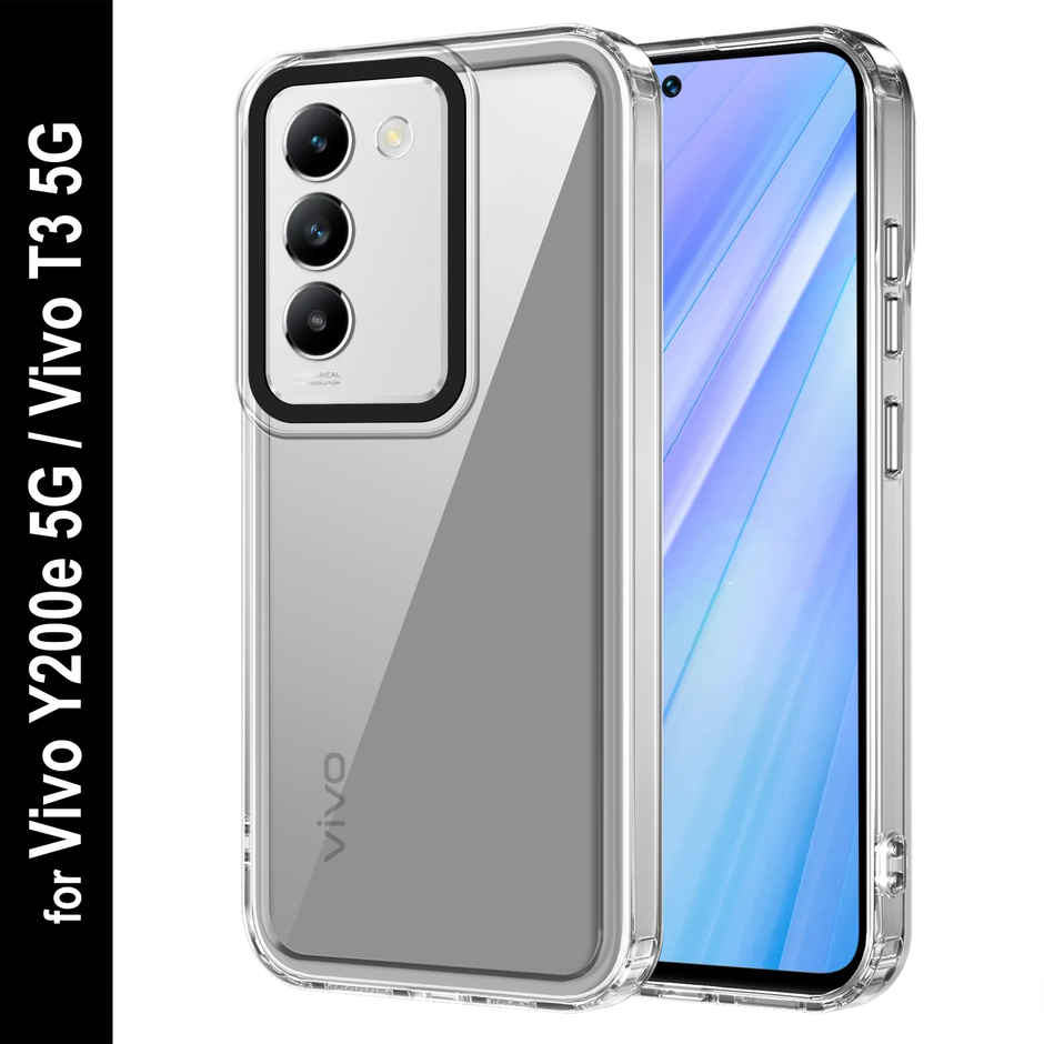 Zapcase Back Cover for Vivo Y200e 5G | Space-Clear