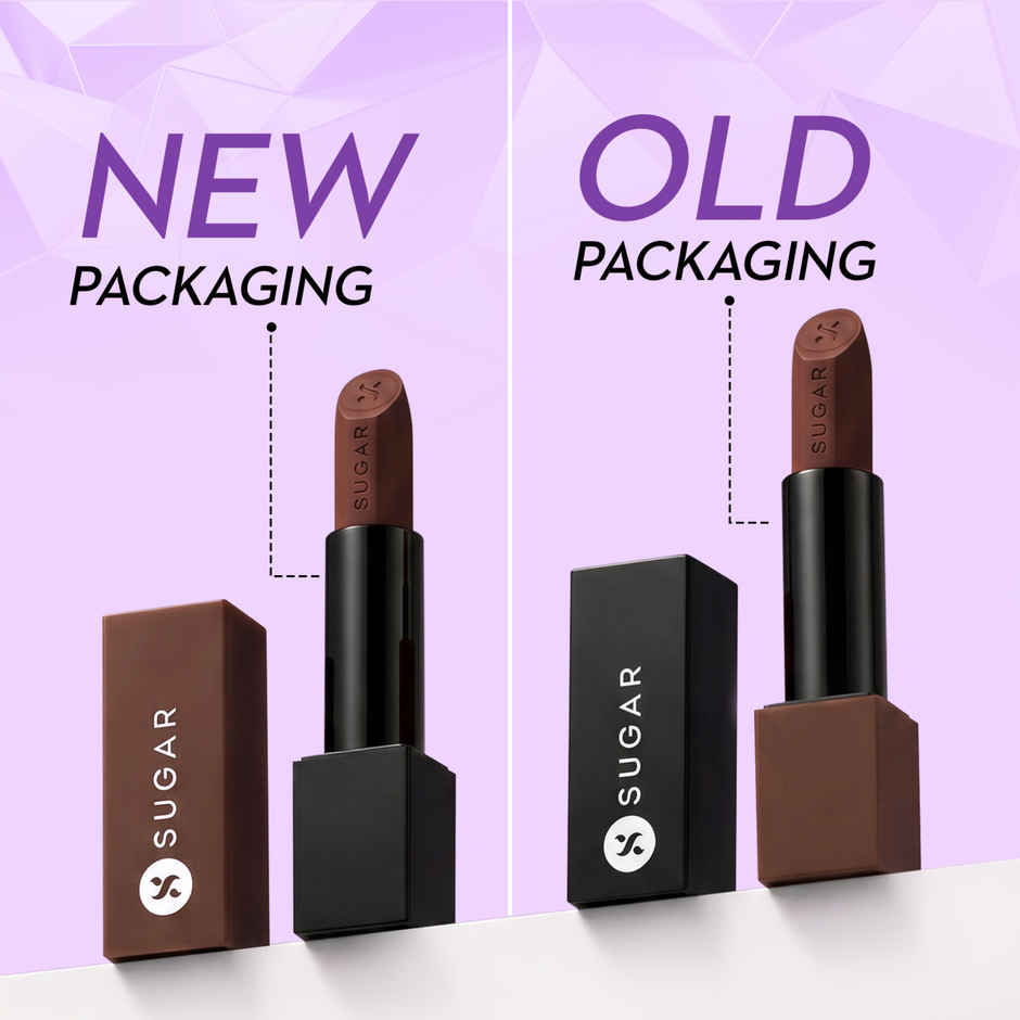 SUGAR Cosmetics Glide Peptide Serum Lipstick | 12 Tulum Toffee