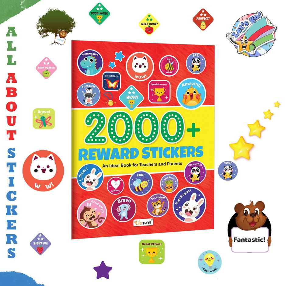 2000+ Reward Stickers Book - Motivational and Fun Sticker Book With Over 2000 Stickers
