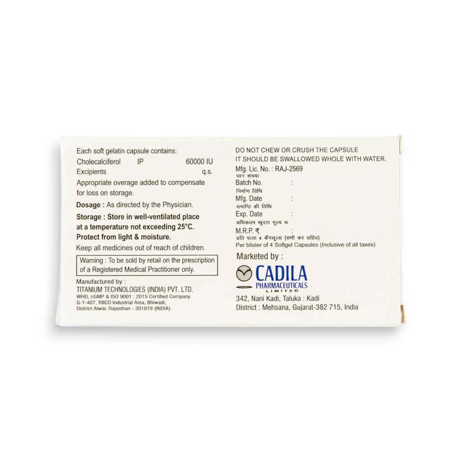 Calcigen D3 Vitamin D3 Capsule