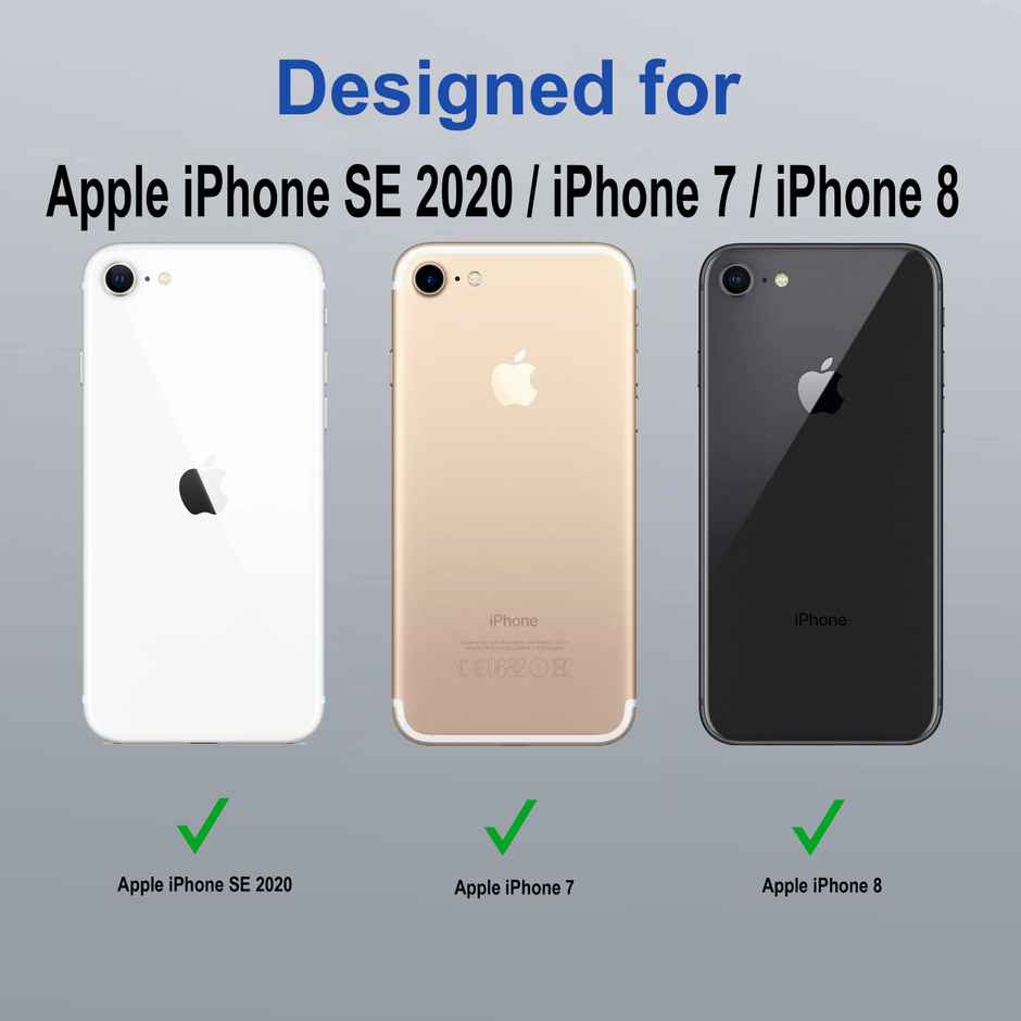 Zapcase Back Cover for iPhone SE 2020 | Space-Black