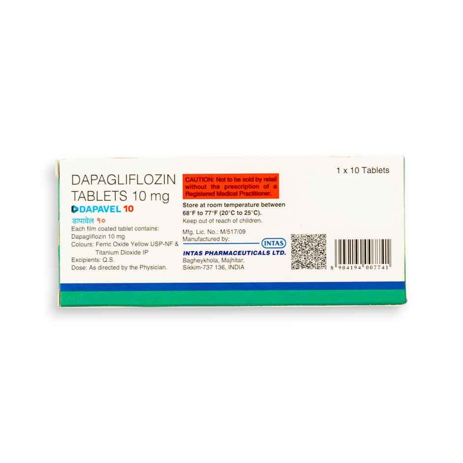 Dapavel 10 Tablet