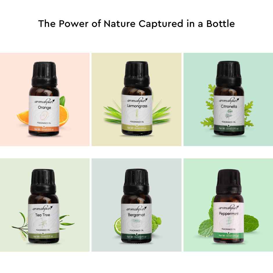 Aromahpure Fragrance Oil | Refreshing Series | Set of 6