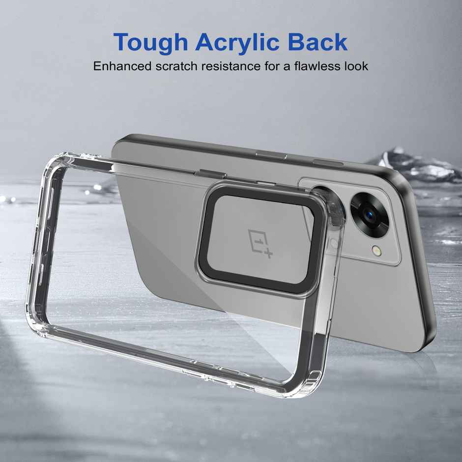 Zapcase Back Cover For Oneplus Nord 2T 5G (Space-Black)