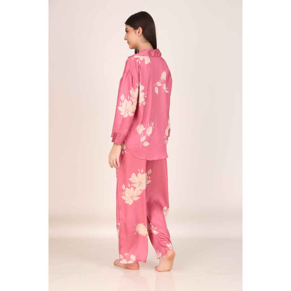 Masha Women's Lris Pink Oversized Pajamas | Set | M