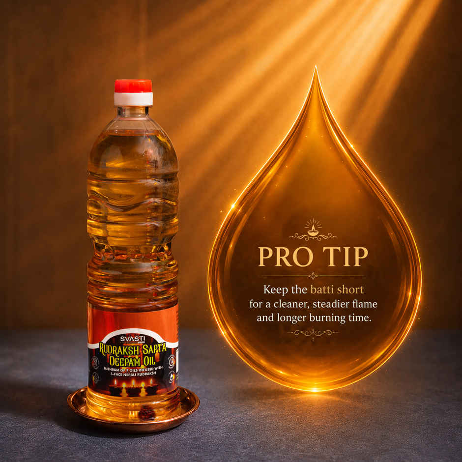 Svasti Sapta Deepam Rudraksh Oil | 900 ml