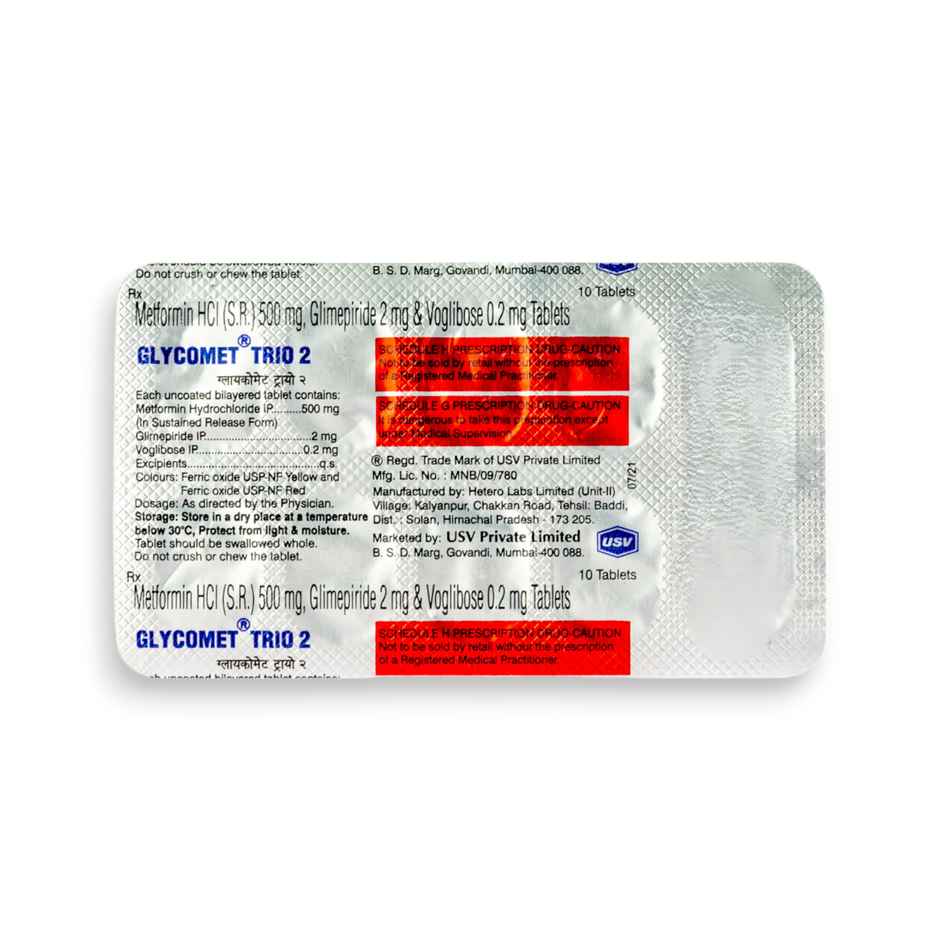 Glycomet Trio 2 Tablet SR