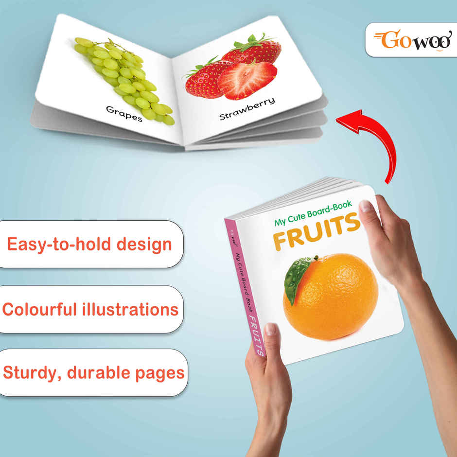 My Cute Board Book Fruits | Educational Picture Book | Learning Board Book for Children