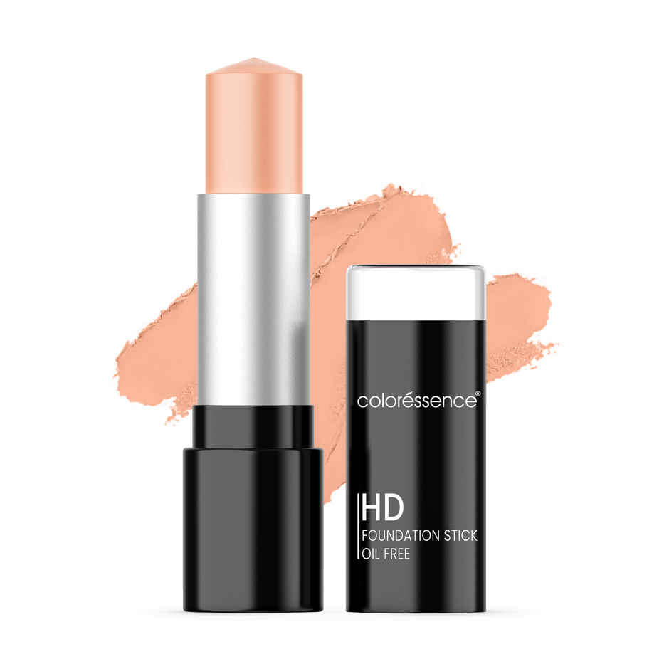 Coloressence HD Foundation Stick 14g | Pinkish Beige | Matte Finish | Waterproof | Long Lasting