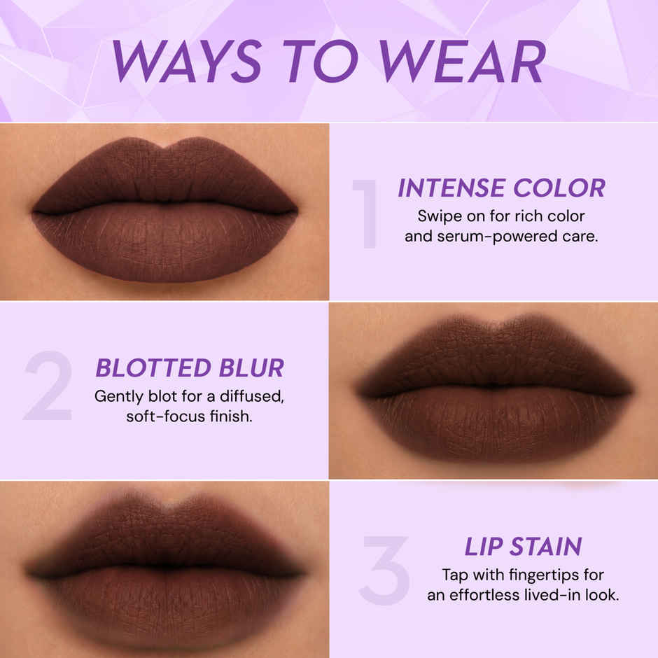 SUGAR Cosmetics Glide Peptide Serum Lipstick | 12 Tulum Toffee