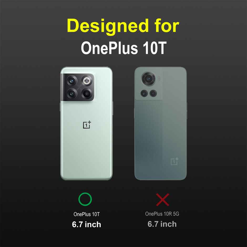 Zapcase Back Cover for OnePlus 10T 5G | Magic-Black