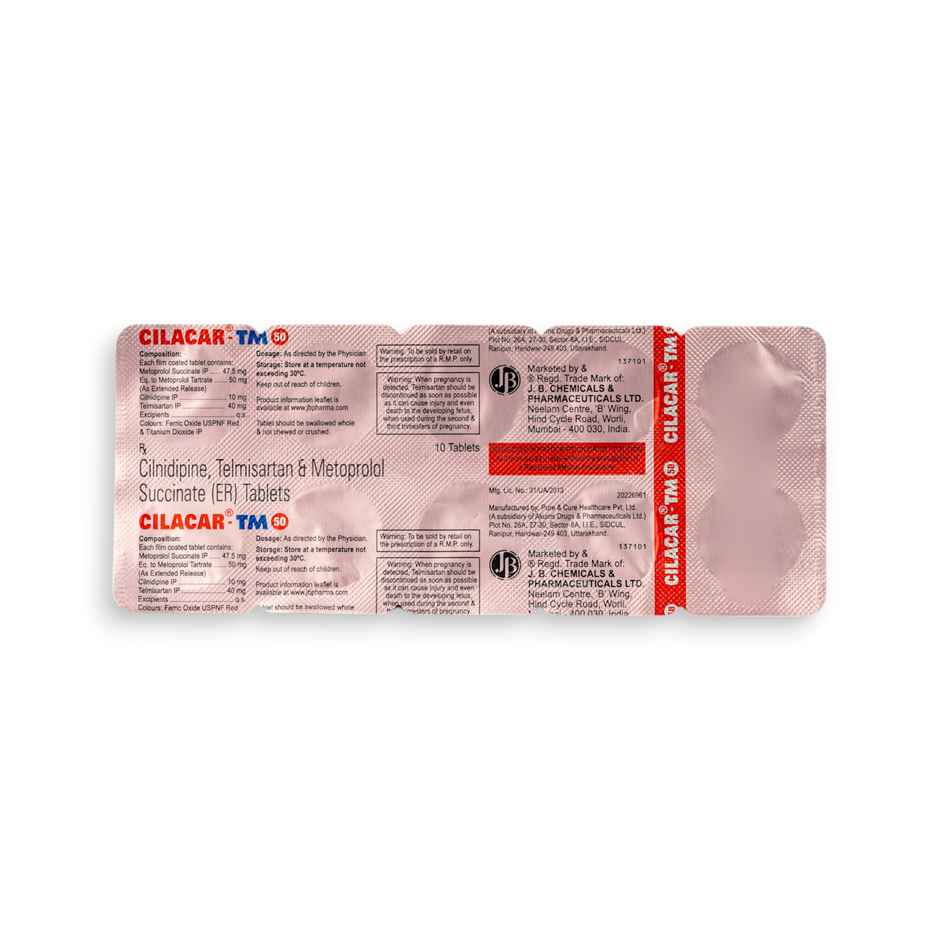 Cilacar TM 50 Tablet ER