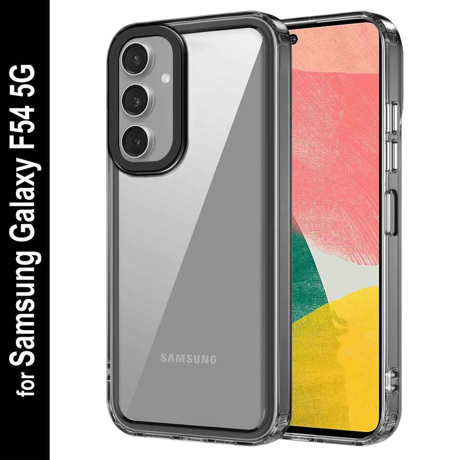 Zapcase Back Cover for Samsung Galaxy F54 5G | Space-Black