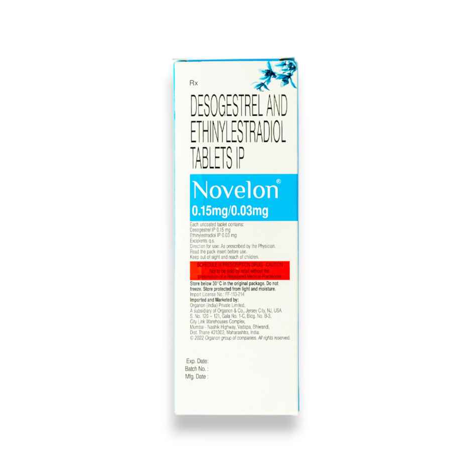 Novelon 0.15mg/0.03mg Tablet