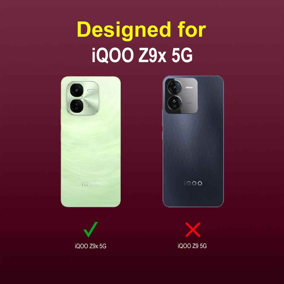 Zapcase Back Cover for iQOO Z9x 5G | Magic-Plum