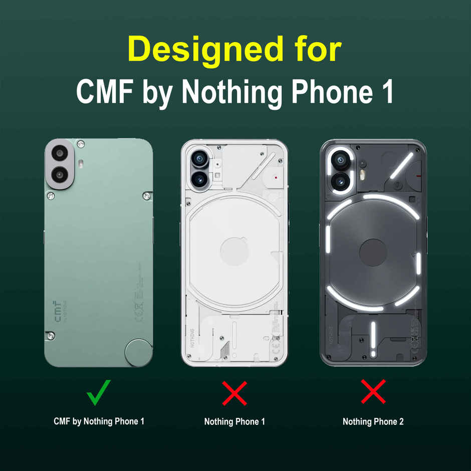Zapcase Back Cover for CMF by Nothing Phone 1 | Magic-DarkGreen