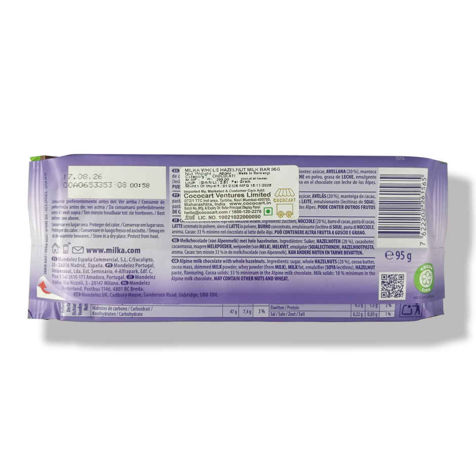 Milka Hazelnut Chocolate Pouch