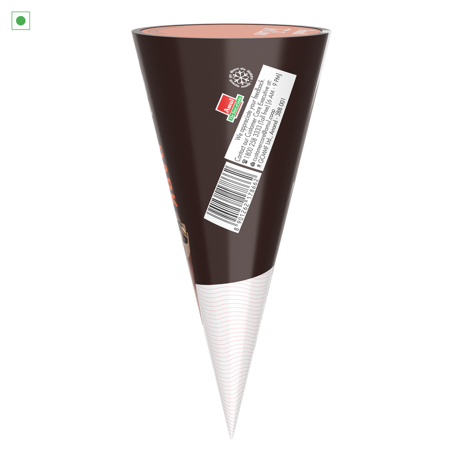 Amul Tricone Dark Choco Ice Cream Cone