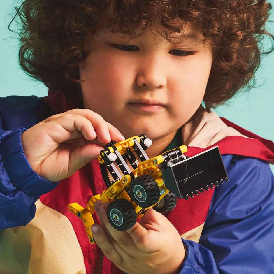 LEGO Technic Backhoe Loader Construction Toy Vehicle Set 42197 Building Blocks Toys for 7Y+
