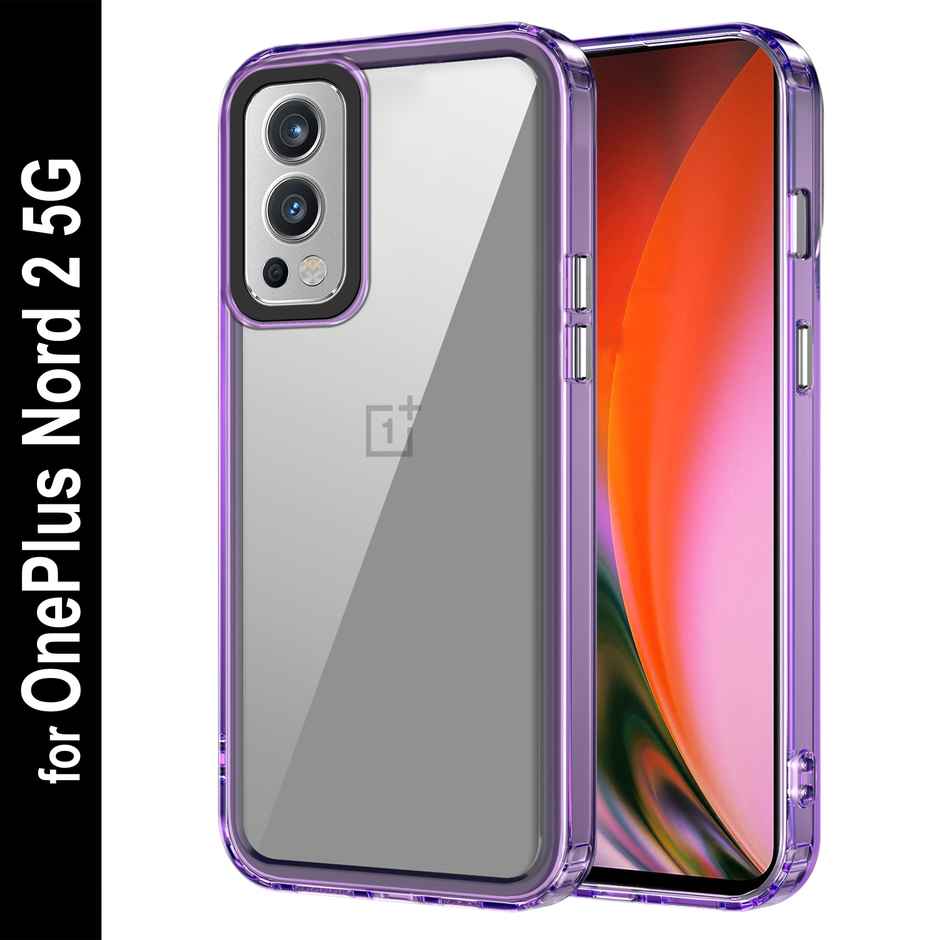 Zapcase Back Cover for OnePlus Nord 2 5G | Space-Purple