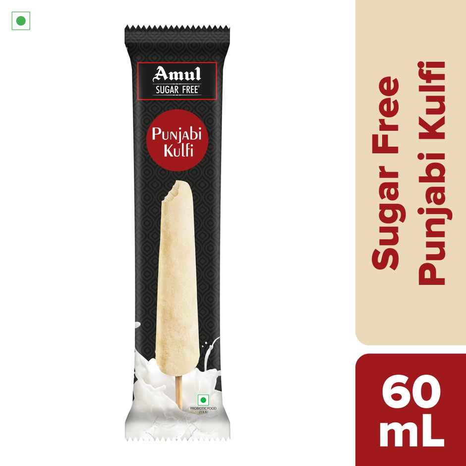 Amul Sugar Free Punjabi Kulfi Icecream Stick