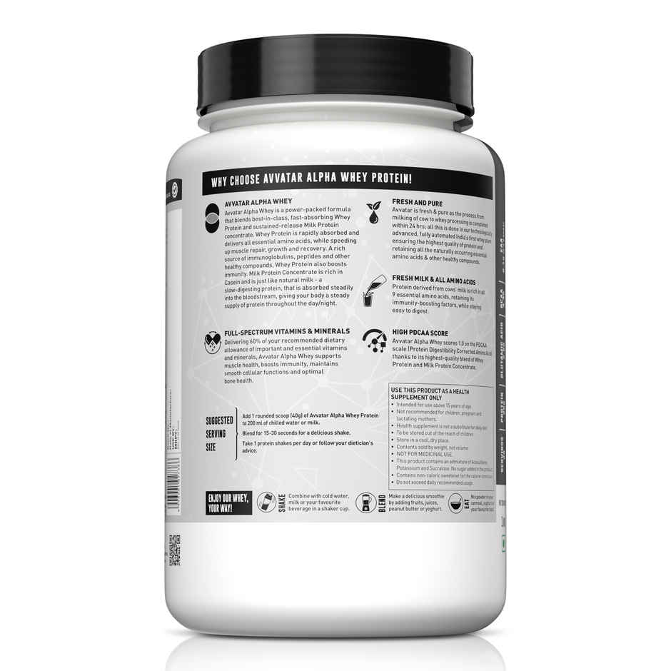 Avvatar Alpha Whey Protein | Malai Kulfi