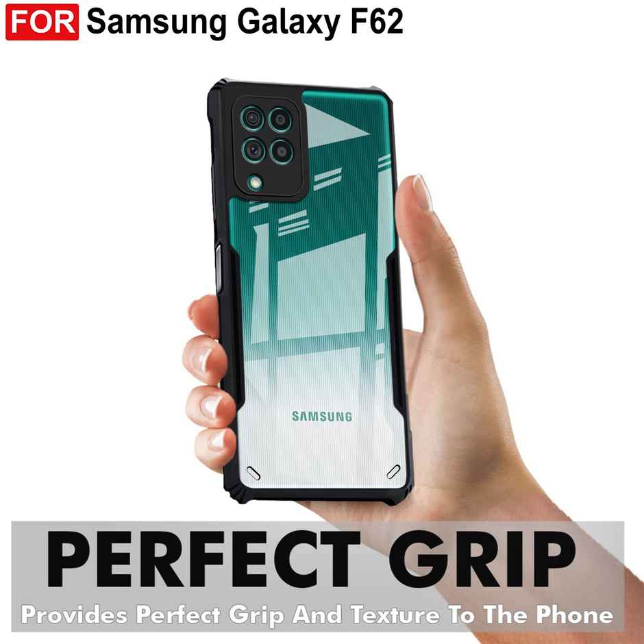 Zapcase Back Cover for Samsung Galaxy F62 | Matte-Black