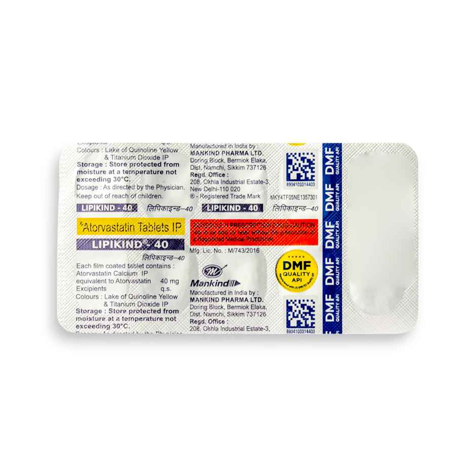 Lipikind 40 Tablet