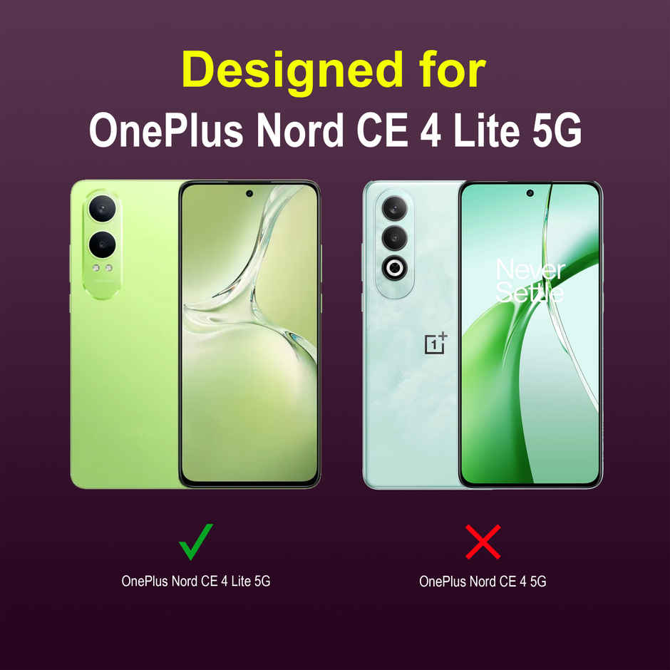 Zapcase Back Cover for OnePlus Nord CE 4 Lite 5G | Magic-Lavender