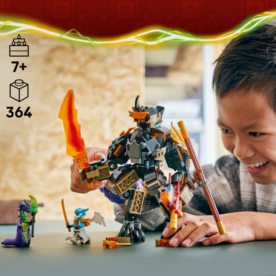 LEGO NINJAGO Coles Mission Mech and Dragon Zane Toys 71854